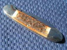 NOS/NIB   Vintage Boker 200 Stag Canoe Pocket Knife Solingen Germany Tree Brand Classic