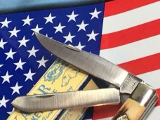 Ka-Bar ka bar Dog Head Large Trapper knife -Gnarly Thick Stag Handles -Collector Piece.. NOS & Mint Ka-Bar ka bar Dog Head Large Trapper knife -Gnarly Thick Stag Handles -Collector Piece.. NOS & Mint