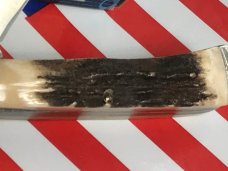 Ka-Bar ka bar Dog Head Large Trapper knife -Gnarly Thick Stag Handles -Collector Piece.. NOS & Mint Ka-Bar ka bar Dog Head Large Trapper knife -Gnarly Thick Stag Handles -Collector Piece.. NOS & Mint