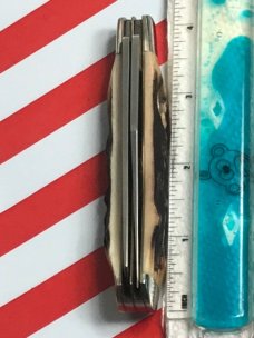 Ka-Bar ka bar Dog Head Large Trapper knife -Gnarly Thick Stag Handles -Collector Piece.. NOS & Mint Ka-Bar ka bar Dog Head Large Trapper knife -Gnarly Thick Stag Handles -Collector Piece.. NOS & Mint
