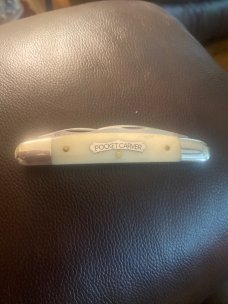 TIDIOUTE Cutlery GEC 620320 Smooth White Bone Pocket Carver Brand New In The Tube TIDIOUTE Cutlery GEC 620320 Smooth White Bone Pocket Carver Brand New In The Tube