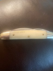TIDIOUTE Cutlery GEC 620320 Smooth White Bone Pocket Carver Brand New In The Tube TIDIOUTE Cutlery GEC 620320 Smooth White Bone Pocket Carver Brand New In The Tube
