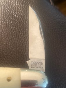 TIDIOUTE Cutlery GEC 620320 Smooth White Bone Pocket Carver Brand New In The Tube TIDIOUTE Cutlery GEC 620320 Smooth White Bone Pocket Carver Brand New In The Tube