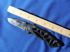 NIB Buck 870 Bones Knife, Folding Pocket Knife Partially Serrated Tactical Folding Knife with Clip NIB Buck 870 Bones Knife, Folding Pocket Knife Partially Serrated Tactical Folding Knife with Clip