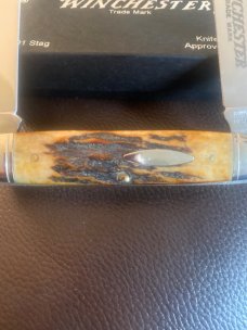 1988 Winchester 2991 Fat Stag Handles With Nickel Silver Bolsters & 2 Blades New In The Box