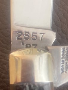 1987 Winchester 2857 Black Handles with Nickel Silver Bolsters And two Very Cool Blades new in Box 1987 Winchester 2857 Black Handles with Nickel Silver Bolsters And two Very Cool Blades new in Box