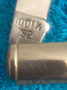 1992 Winchester 1001 1/2 Christmas tree colored handle Fishtail With A single Blade Brand new in box 1992 Winchester 1001 1/2 Christmas tree colored handle Fishtail With A single Blade Brand new in box