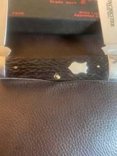 1988 Winchrster 3904 Dark Bone Handles With Nickel Silver Bolsters & 3 Blades Brand New In Box 1988 Winchrster 3904 Dark Bone Handles With Nickel Silver Bolsters & 3 Blades Brand New In Box