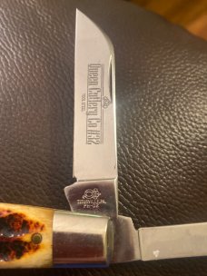 New Queen #32 Large Congress Red Stag With Nickel Silver Bolster & 4 Blades Pocket Knife New In Biox New Queen #32 Large Congress Red Stag With Nickel Silver Bolster & 4 Blades Pocket Knife New In Biox