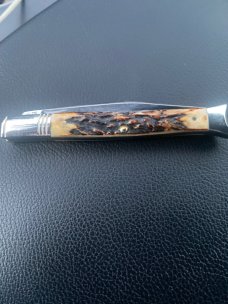 1992 Winchester 1901 1/2S Stag Handle Fishtail With Nickel Silver Bolsters & Singke Winchester Blade 1992 Winchester 1901 1/2S Stag Handle Fishtail With Nickel Silver Bolsters & Singke Winchester Blade