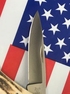 Buck 501 Single Blade Lockback w/ Great Stag Handles -USA & NOS Buck 501 Single Blade Lockback w/ Great Stag Handles -USA & NOS