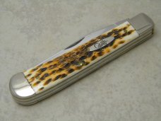 Case XX USA 2008 Amber Bone 6254 SS Trapper Knife in Box Case XX USA 2008 Amber Bone 6254 SS Trapper Knife in Box