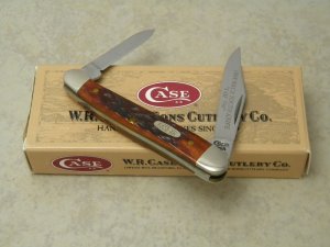 Case XX USA 2 Dot (1998) Bone NKCA Youth Knife 1 of 700 62109X Baby Copperhead Knife in Box