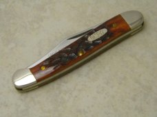 Case XX USA 2 Dot (1998) Bone NKCA Youth Knife 1 of 700 62109X Baby Copperhead Knife in Box