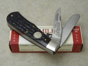 Camillus New York USA (Remington) "Salute the NKCA" Delrin 0664 Bullet Trapper Knife in Box