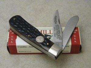 Camillus New York USA (Remington) "Salute the NKCA" Delrin 0700 Bullet Trapper Knife in Box