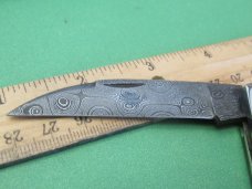 Tuna Valley 2020 Green Maple Burl Rain Drop Damascus Phoenix Jack 1 of 50