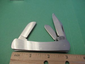 Camillus , Sword Brand Metal Handle Stockman Pattern # 834