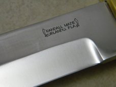 Randall Model 12-11" Thorpe Bowie 1970's Fixed Blade Knife w/ Johnson Rough Back Sheath 