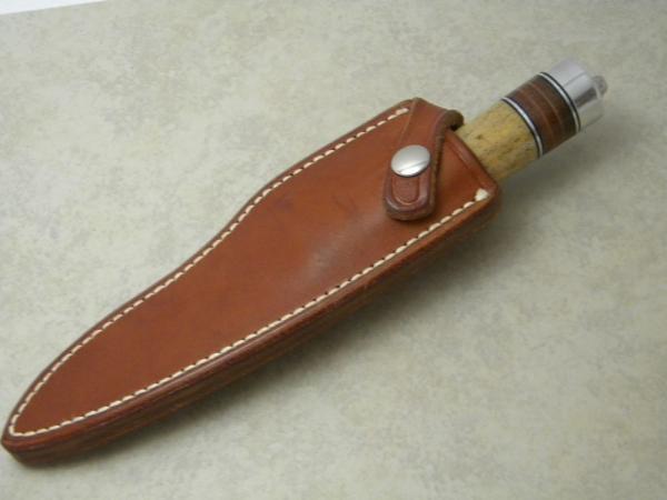 Randall Made Orlando, FLA. Stag Model 26 Pathfinder Oosik Fixed Blade Sheath Knife c.1990