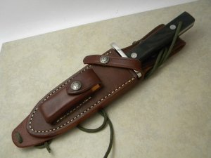 Randall Model 17 Astro Micarta Salmon Stone Fixed Blade Knife w/Sullivan Sheath