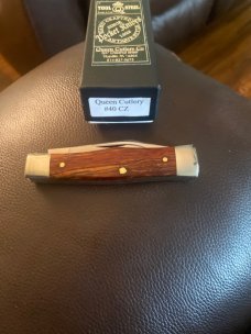 New Queen Cutlery #40 CZ PH-D2 Wood Handles With Nickel Silver bolster & 2 Blades New In Box New Queen Cutlery #40 CZ PH-D2 Wood Handles With Nickel Silver bolster & 2 Blades New In Box