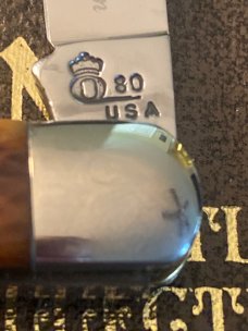 1980 THE WHITTLER BY QUEEN CUTLERY CO Bone Handle With Nickel Silver Bolster 3 Stainless Blades LE 1980 THE WHITTLER BY QUEEN CUTLERY CO Bone Handle With Nickel Silver Bolster 3 Stainless Blades LE