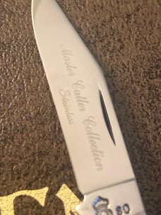 1980 THE WHITTLER BY QUEEN CUTLERY CO Bone Handle With Nickel Silver Bolster 3 Stainless Blades LE 1980 THE WHITTLER BY QUEEN CUTLERY CO Bone Handle With Nickel Silver Bolster 3 Stainless Blades LE