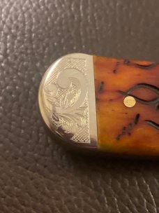 Brand New Case XX Barbed Wire Large Copperlock With Fancy Bolsters XX Emblem And A Single Blade Brand New Case XX Barbed Wire Large Copperlock With Fancy Bolsters XX Emblem And A Single Blade