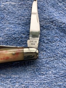 Case XX 10 Dot USA SR63471/2 Red Bone Folding Pocketknife Case XX 10 Dot USA SR63471/2 Red Bone Folding Pocketknife