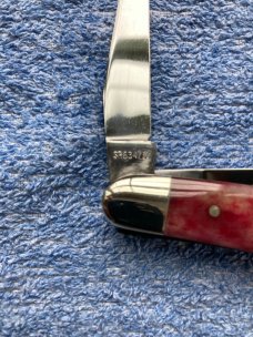 Case XX 10 Dot USA SR63471/2 Red Bone Folding Pocketknife Case XX 10 Dot USA SR63471/2 Red Bone Folding Pocketknife