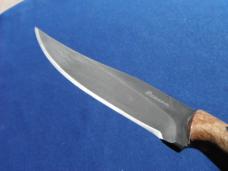 Custom Barry Dawson Fixed Blade Hunting, Camping, Knife Mosaic Pins Maple Burl Handle & Kydex Sheath Custom Barry Dawson Fixed Blade Hunting, Camping, Knife Mosaic Pins Maple Burl Handle & Kydex Sheath