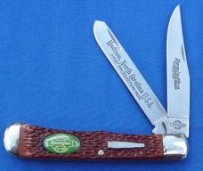 Remington Trapper New Tang Stamp Series Knife Madison NC 1st Production Run. New. Remington Trapper New Tang Stamp Series Knife Madison NC 1st Production Run. New.