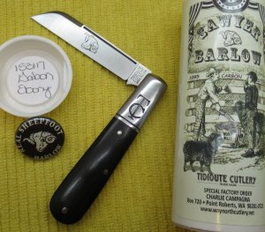 GEC Northfield Tidioute Sawyer Barlow Knife. Charlie Campagna SFO. ............................(706)