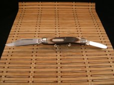 SCHRADE OLD TIMER 858 LUMBERJACK USA LG. TRIPLRE BLADE STOCKMAN FOLDING POCKET KNIFE MINT CONDITION SCHRADE OLD TIMER 858 LUMBERJACK USA LG. TRIPLRE BLADE STOCKMAN FOLDING POCKET KNIFE MINT CONDITION