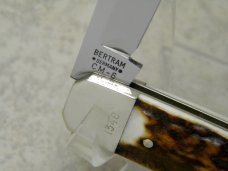 Hen & Rooster Bertram Germany CM-6 Stag 1 Blade Coffin Jack Knife Hen & Rooster Bertram Germany CM-6 Stag 1 Blade Coffin Jack Knife