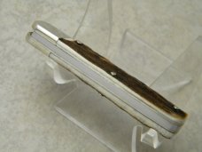 Hen & Rooster Bertram Germany CM-6 Stag 1 Blade Coffin Jack Knife Hen & Rooster Bertram Germany CM-6 Stag 1 Blade Coffin Jack Knife
