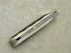 Hen & Rooster Bertram Germany CM-6 Stag 1 Blade Coffin Jack Knife Hen & Rooster Bertram Germany CM-6 Stag 1 Blade Coffin Jack Knife