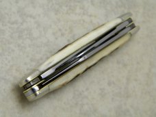 Hen & Rooster Bertram Cutlery Rostfrei Solingen Germany 303 DS Stag Tiny Stockman Knife