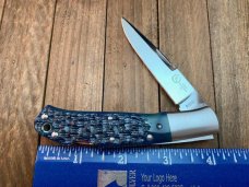 Moki Kronos Model ANZ-433 Exclusive Lapis Blue Jigged Bone Slightly Lighter Color