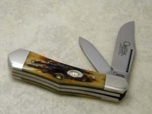 Cripple Creek Old Fort TN USA by Bob Cargill Bone Jack Knife c.1992