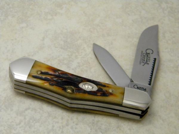 Cripple Creek Old Fort TN USA by Bob Cargill Bone Jack Knife c.1992