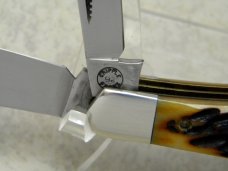 Cripple Creek Old Fort TN USA by Bob Cargill Bone Jack Knife c.1992