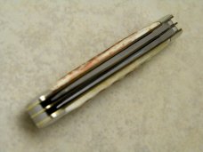 Cripple Creek USA by Bob Cargill Bone Slimline Trapper Farmers Jack Knife c.1986
