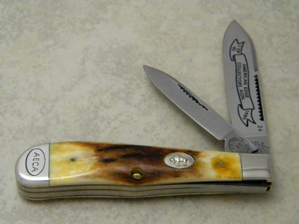 Cripple Creek USA by Bob Cargill Stag American Edge Collectors Assn. Jack Knife 1 of 95 c.1985