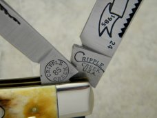 Cripple Creek USA by Bob Cargill Stag American Edge Collectors Assn. Jack Knife 1 of 95 c.1985