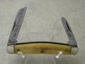 Colonel Coon Knives Col. Coon Tenn. USA Bone 1980 Sho Me Cutlery Club Half Congress Knife 1 of 200