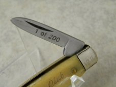 Colonel Coon Knives Col. Coon Tenn. USA Bone 1980 Sho Me Cutlery Club Half Congress Knife 1 of 200
