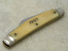 Colonel Coon Knives Col. Coon Tenn. USA Bone 1980 Sho Me Cutlery Club Half Congress Knife 1 of 200
