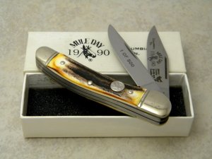 Colonel Coon W Germany (Boker) Stag 1990 Mule Day Columbia, TN Copperhead Knife in Box